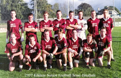 Caragh GFC Kildare Senior Football Semi-Finalists – 1997